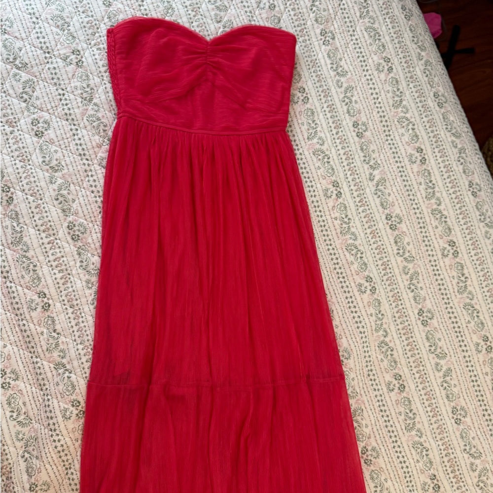 Elegant Hot Pink Strapless Dress NWOT